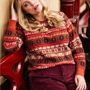 Joanie Henry Woodland Fair Isle Jumper